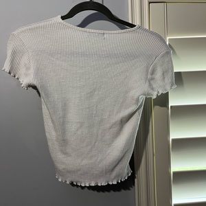 white, popular one shirt, never worn.